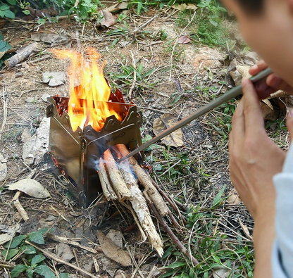 Réchaud à bois en titane