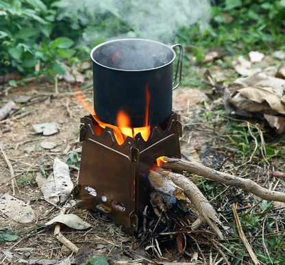 Réchaud à bois en titane